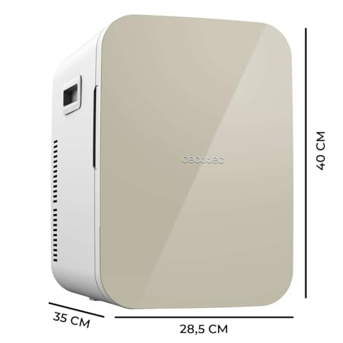 Cecotec - Mini Fridge 20L with Cooling & Heating, 12V-220V, Portable Design