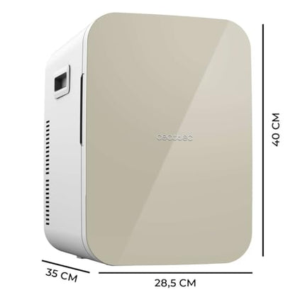 Cecotec - Mini Fridge 20L with Cooling & Heating, 12V-220V, Portable Design