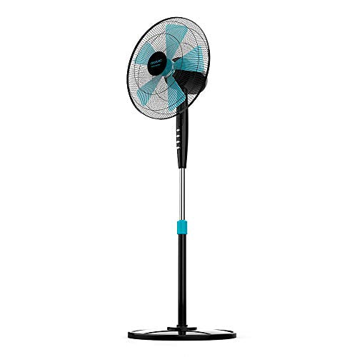 Experience cool comfort with the Cecotec EnergySilence 510 Pedestal Fan. This 40W fan features 5 blades, oscillation, and adjustable height for optimal airflow. Perfect for any room! Keywords: Cecotec fan, oscillating fan, adjustable height