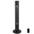 Experience the Cecotec EnergySilence 8150 Skyline Pedestal Fan with remote control, 3 speeds, 80º oscillation, and 12-hour timer. Perfect for cooling any space! Keywords: pedestal fan, remote control, oscillation, cooling