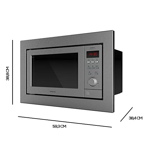 Cecotec GrandHeat 2500 Built-in Microwave With Grill and 900 W Power