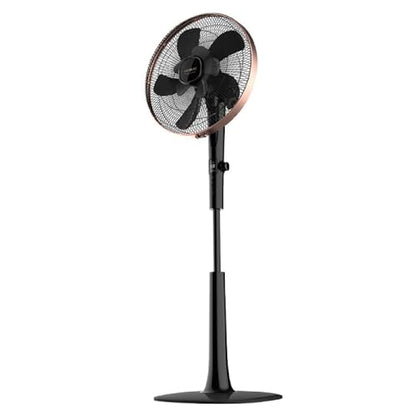 Experience the Cecotec EnergySilence 1040 SmartExtreme Pedestal Fan with a powerful 28W DC motor, remote control, and adjustable height. Ideal for cooling any space! Keywords: pedestal fan, remote control, DC motor