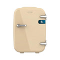 Cecotec Bolero MiniCooling Mini Fridge 4L in Havana Cream color, compact and portable design