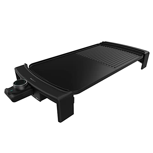 Cook quickly with Cecotec's 2600W Electric Griddle featuring a durable aluminium plate. Ideal for all food types. Perfect for grilling and roasting! Keywords: electric griddle, 2600W, aluminium plate, cooking appliance