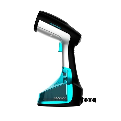 Cecotec Fast&Furious 4020 Force Vertical Steam Iron in cranberry color with touch panel and clean brush