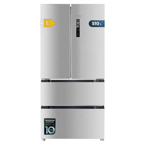 Cecotec 510L French Door Stainless Steel Refrigerator
