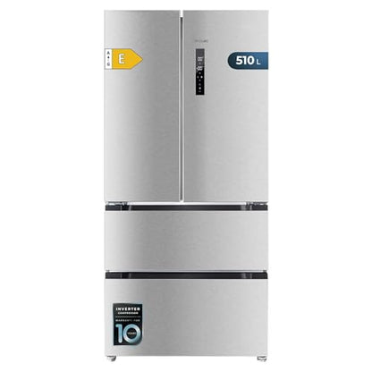 Cecotec 510L French Door Stainless Steel Refrigerator