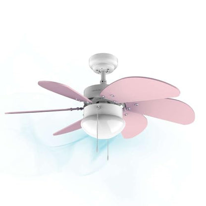Cecotec EnergySilence 3600 Vision Ceiling Fan in Purple - 50W, 3 Speeds