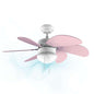 Cecotec EnergySilence 3600 Vision Ceiling Fan in Purple - 50W, 3 Speeds