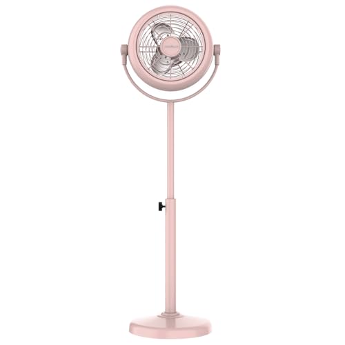 Cecotec EnergySilence 250 ClassicStyle Pink Pedestal Fan with sleek design and adjustable height