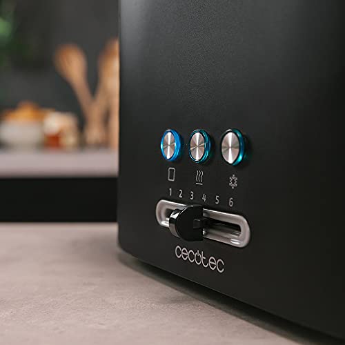 Cecotec Toast & Taste 16000 Extra Double Vertical Toaster - 1630W Power & Elegant Design