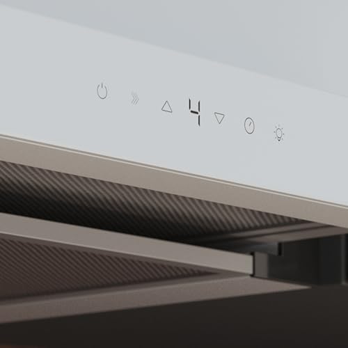 Cecotec - 60 cm Telescopic Extractor Hood, 70W Motor, Touch Control, A++ Energy