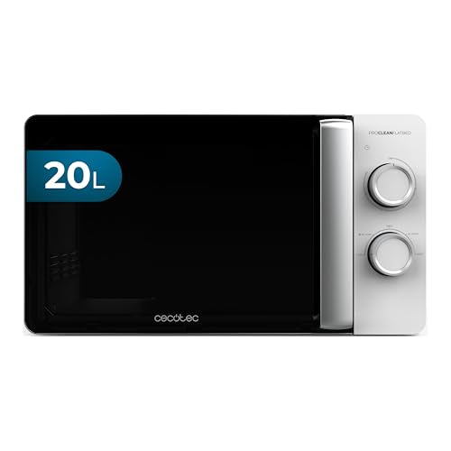 Cecotec Proclean 3010 Flatbed Microwave with modern design and flat cavity