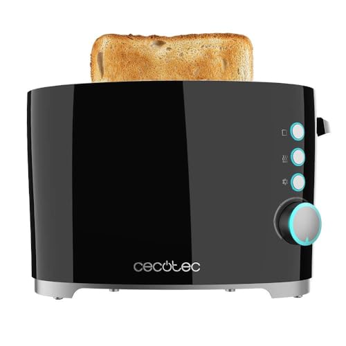 Cecotec - Vertical Toaster with 650W Power, Double Slot, Automatic Stop & Crumb Picker