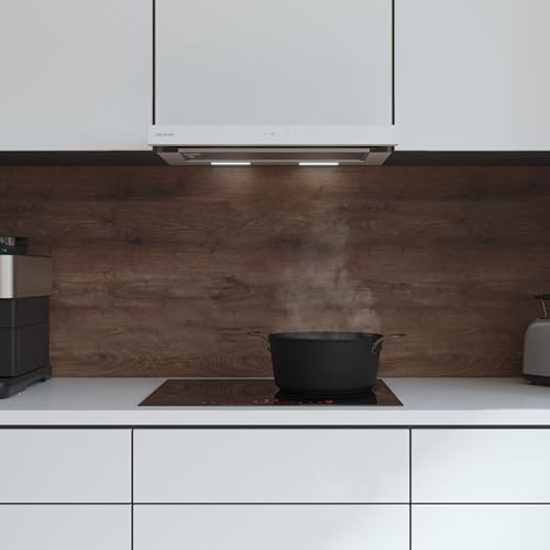 Cecotec - 60 cm Telescopic Extractor Hood, 70W Motor, Touch Control, A++ Energy