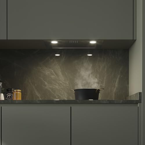Cecotec - 52 cm Integrated Cooker Hood with 350 m3/h Suction Power, 3 Levels