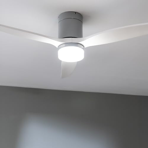 Cecotec - EnergySilence Aero 5600 Ceiling Fan, 40W, 6 Speeds, LED Light
