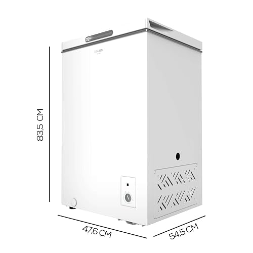 Cecotec - CoolMarket 99L Horizontal Freezer, Class E, Dual Function, Mechanical Control