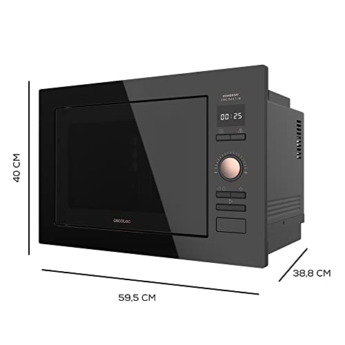 Cecotec Built-in Digital Microwave GrandHeat 2590 - 900W, 25L, Quick Start