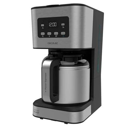 Cecotec - Drip Coffee Maker with 1.2L Capacity, Brews Up to 10 Cups