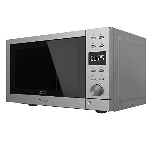 Cecotec GrandHeat 2010 Digital Freestanding Microwave in Steel with Grill