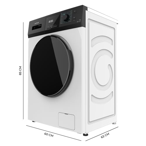 Cecotec Front Load Washing Machine 10 Kg - Energy Efficient & Steam Cleaning