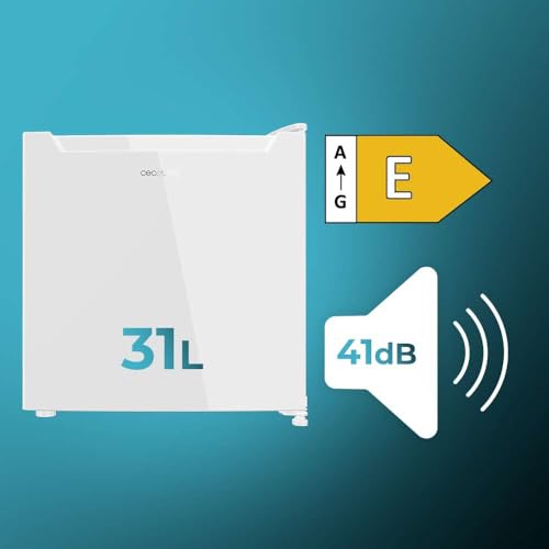 Cecotec CoolMarket TT 31 Mini Fridge - Convertible & Energy Efficient