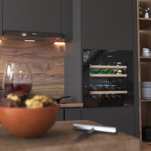 Cecotec - GrandSommelier Duo 36000 Wine Cellar, 36 Bottles, Double Zone 5ºC-20ºC