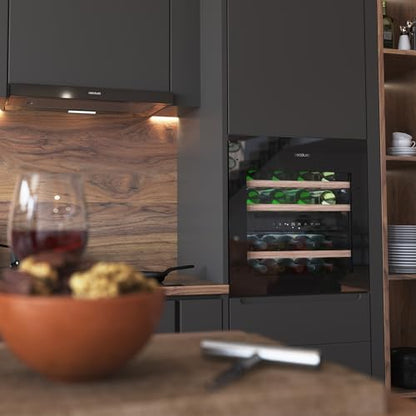 Cecotec - GrandSommelier Duo 36000 Wine Cellar, 36 Bottles, Double Zone 5ºC-20ºC