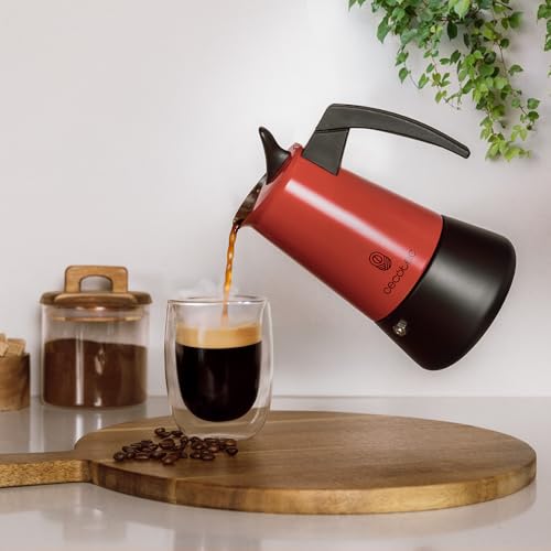 Cecotec Piccolina 900 Blue Moka Pot Coffee Maker - Elegant Design