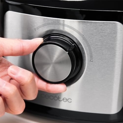 Cecotec Food Processor Comino 1000 - Powerful 1000W Motor for Quick Cooking