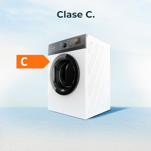Cecotec - 7 kg Washing Machine with 15 Programs, Automatic Drying, Kid Lock, Silence Function