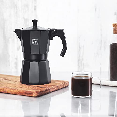 Cecotec - Italian Coffee Maker Cumbia Mokclassic 300, 3 Cups, Easy to Clean