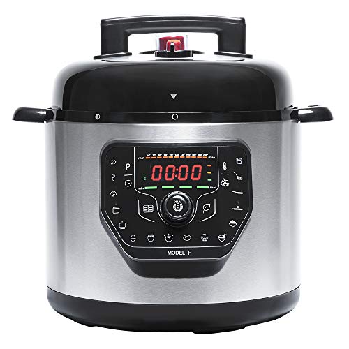 Discover the Cecotec Programmable Pressure Cooker with 6L capacity, 24-hour timer, and 15 safety systems. Perfect for quick, intelligent cooking. Keywords: pressure cooker, programmable, Cecotec
