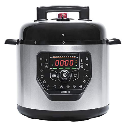 Discover the Cecotec Programmable Pressure Cooker with 6L capacity, 24-hour timer, and 15 safety systems. Perfect for quick, intelligent cooking. Keywords: pressure cooker, programmable, Cecotec