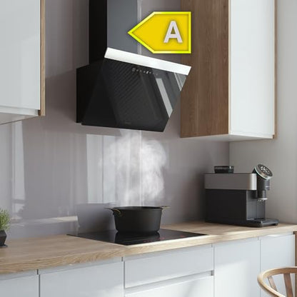Cecotec - Bolero Flux DT 606500 Cooker Hood, 165W, 3 Levels, Touch Control