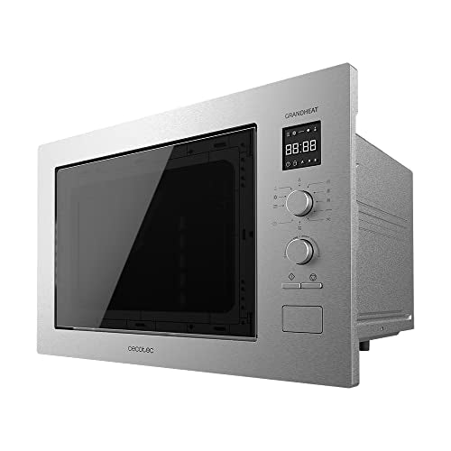 Discover the Cecotec Grandheat 2550 Built-In Microwave with 900W power, 25L capacity, and 8 cooking modes. Perfect for quick meals and defrosting.
