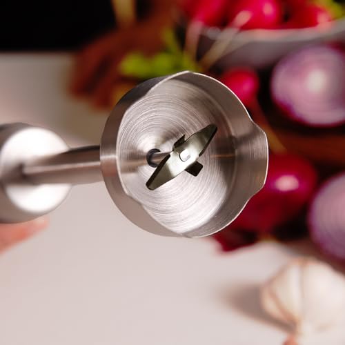 Cecotec - 1100W Immersion Blender with Titanium Blades, Turbo Function, XL Foot