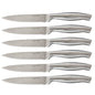 Discover the Cecotec Set of 6 Professional Steak Knives with 2mm thick blades. Ideal for effortless slicing, these knives combine style and functionality. Keywords: steak knives, professional knives, kitchen cutlery