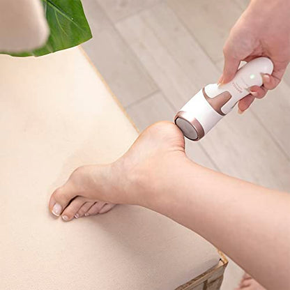 Cecotec - Rechargeable Electric Foot File with Vacuum, 100 mins, 3 Discs
