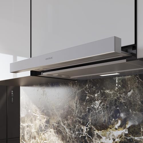 Cecotec Bolero Flux TLM 606500 Telescopic Cooker Hood - 60 cm Stainless Steel With 650 m3/h Suction Power