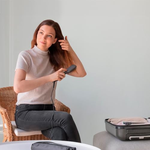 Cecotec Bamba InstantCare 400 Travel Brush - Ceramic Coating, 190°C Max Temp, Smooth Without Losing Volume