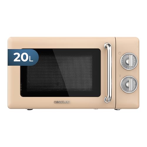 Shop the Cecotec ProClean 3010 Retro Microwave with 20L capacity, 700W power, and 6 power levels. Perfect for quick meals and vintage kitchen decor.