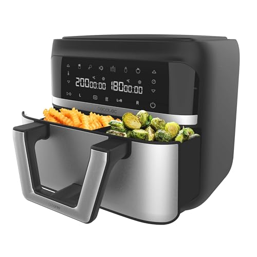 Cecotec Cecofry Dual 9000 Air Fryer with Digital Touch Panel