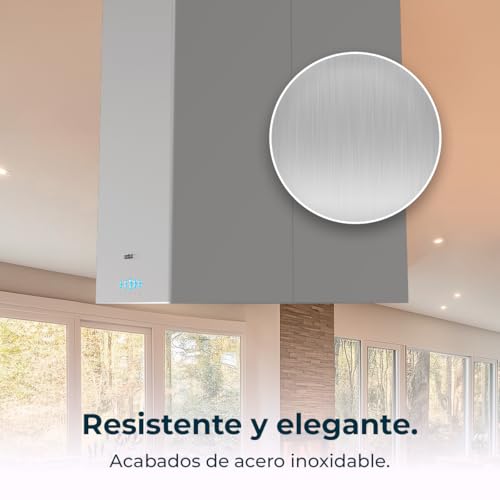 Cecotec - Bolero Flux ICT 388000 Cooker Hood A++ 800 m3/h, 3 Stages, LED