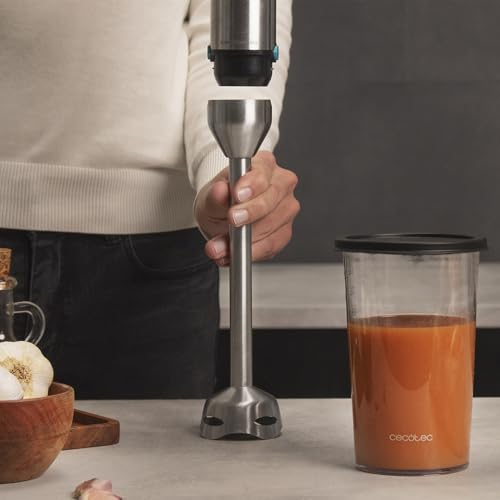 Cecotec Power TitanBlack 1500 XL Hand Blender - Perfect Cream & Crush With Turbo Function