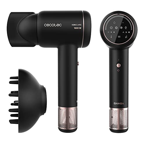 Cecotec IoniCare RockStar Ion Touch Digital Brushless Dryer with bamboo motor and touch screen