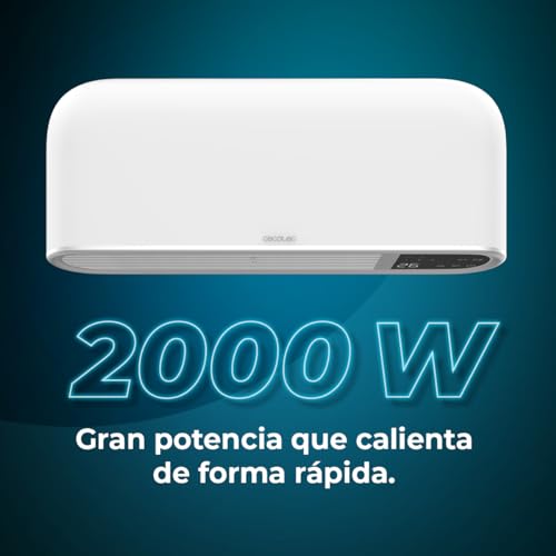 Cecotec - 2000W Ceramic Bathroom Heater with WiFi, LED Display & Timer