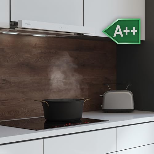 Cecotec - 60 cm Telescopic Extractor Hood, 70W Motor, Touch Control, A++ Energy