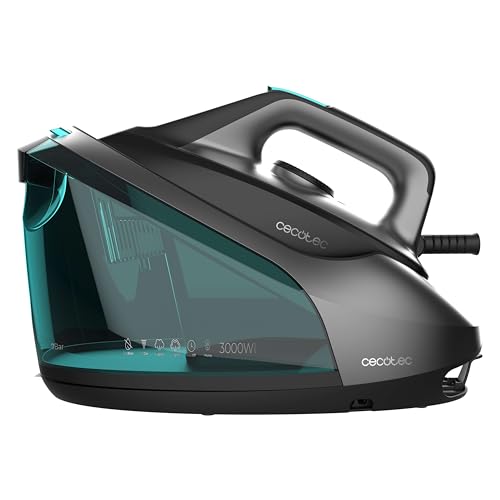 Experience powerful ironing with Cecotec Ironhero 3000 Steam Station. 7 bar pressure and fast heating make it perfect for stubborn creases. Shop now! Keywords: steam station, 7 bar pressure, fast heating